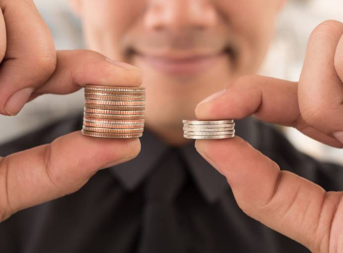 対面と比較し、低価格